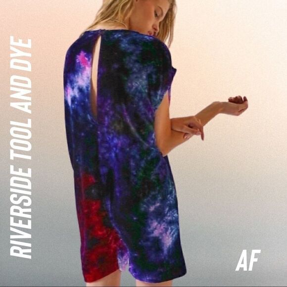 FREE PEOPLE BY RIVERSIDE TOOL AND DYE VELVET ROMPER IN DISCO NWT - Picture 2 of 7